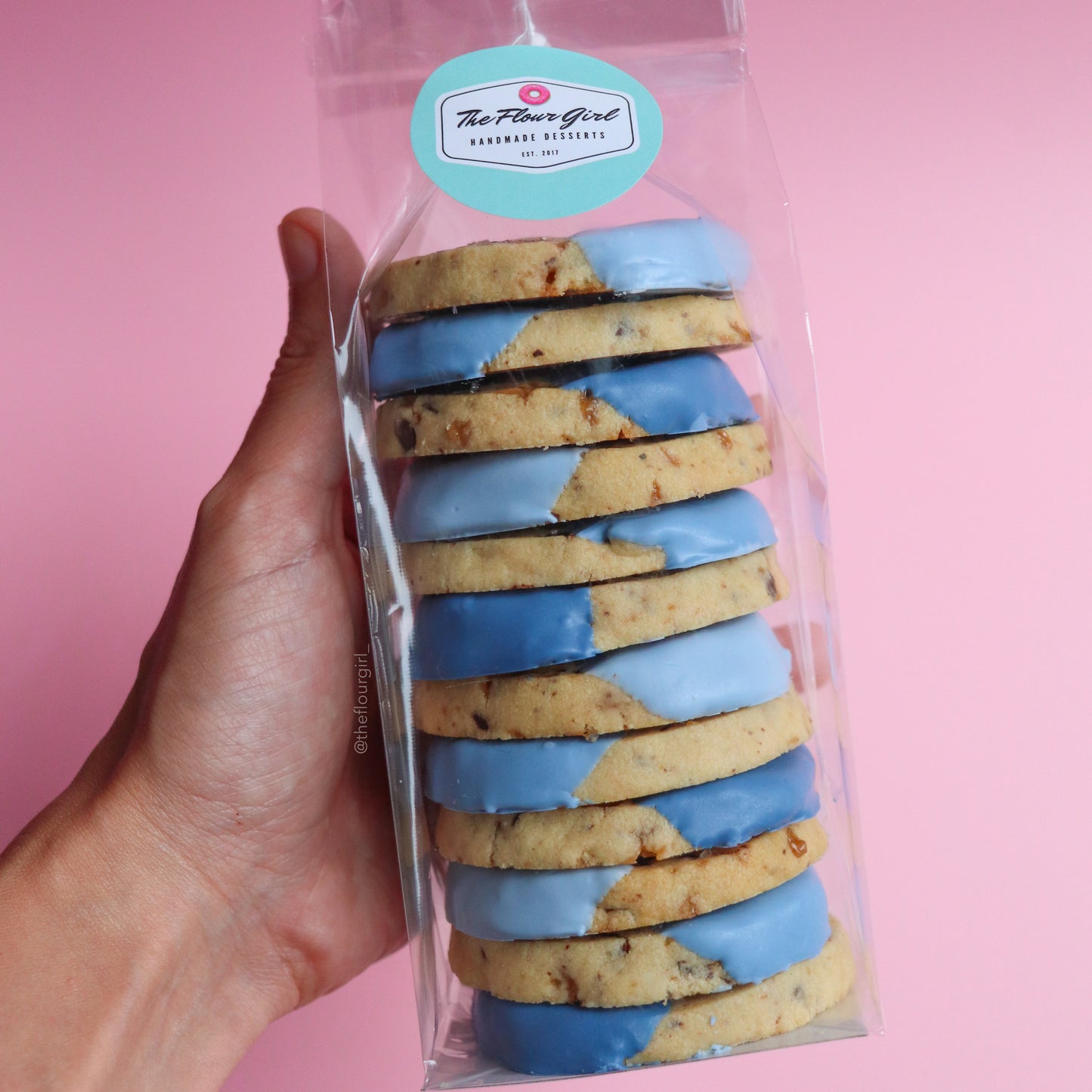 Chocolate Toffee & Sea Salt Cookies (LOCAL ONLY - MIN 2 DOZ)