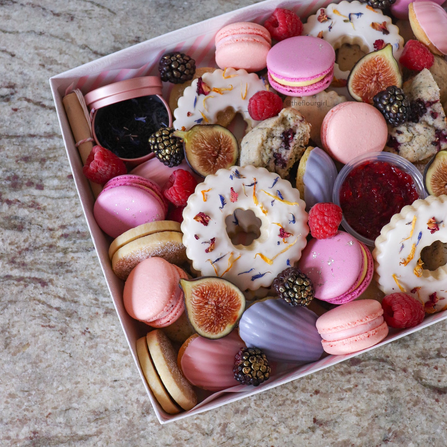 High Tea Dessert Charcuterie Box for Mom (Large)