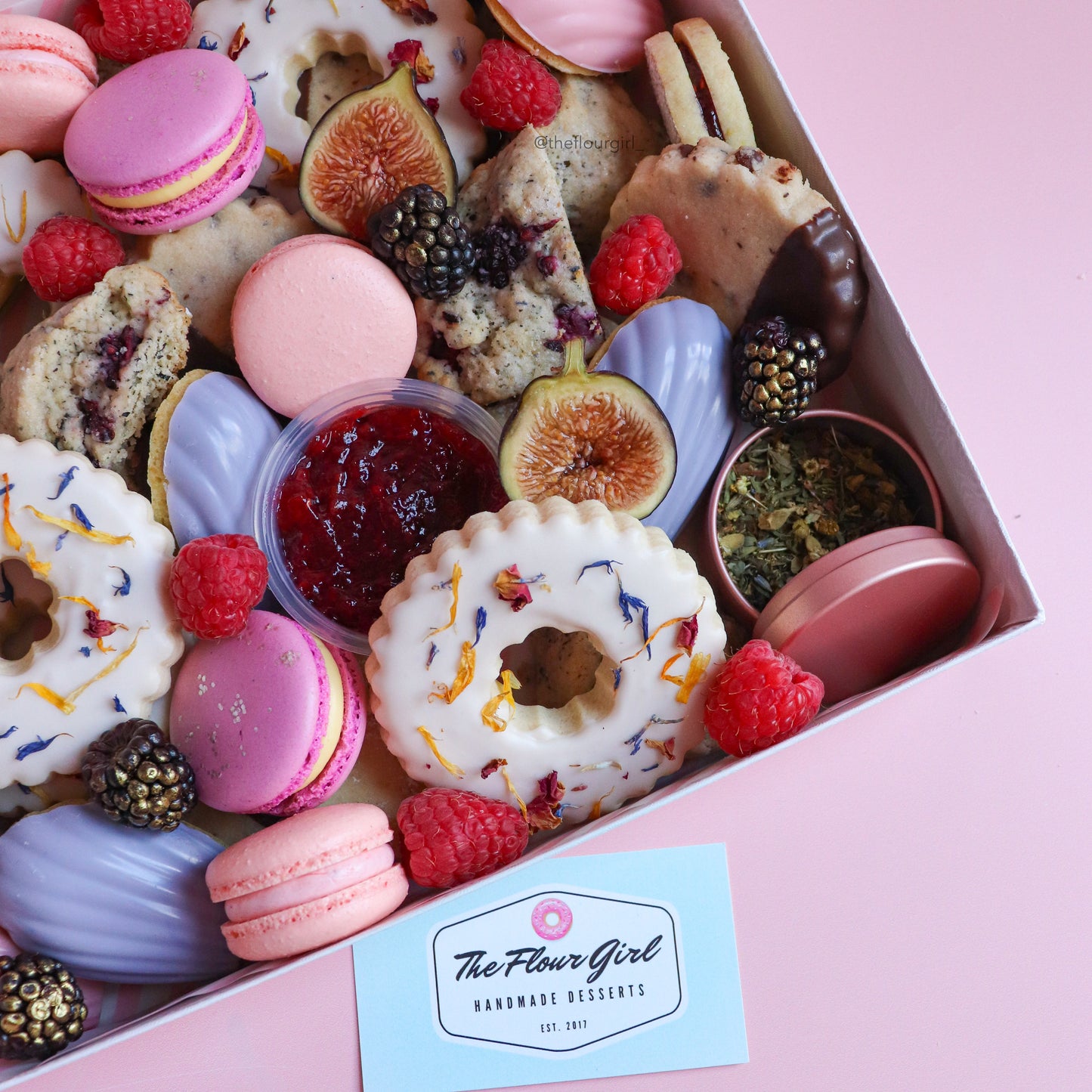 High Tea Dessert Charcuterie Box for Mom (Large)