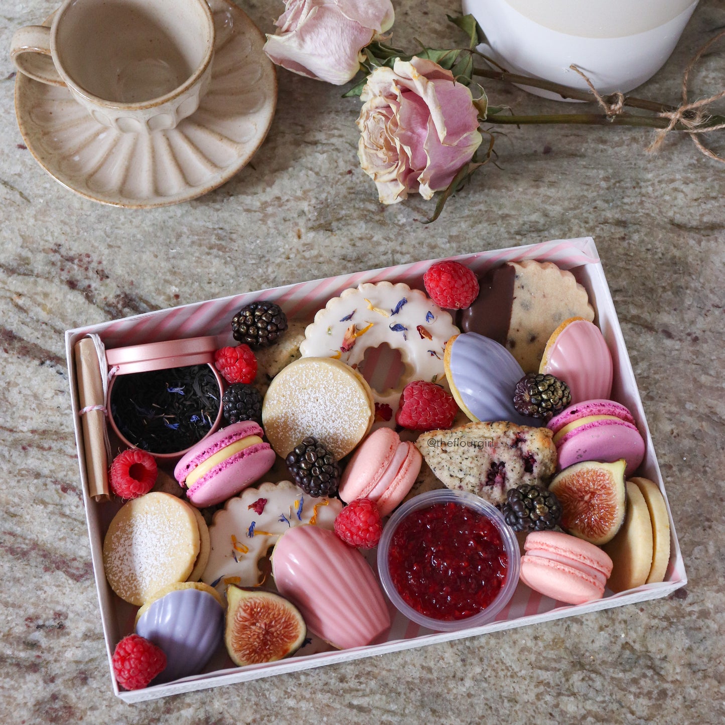 High Tea Dessert Charcuterie Box for Mom (Regular)
