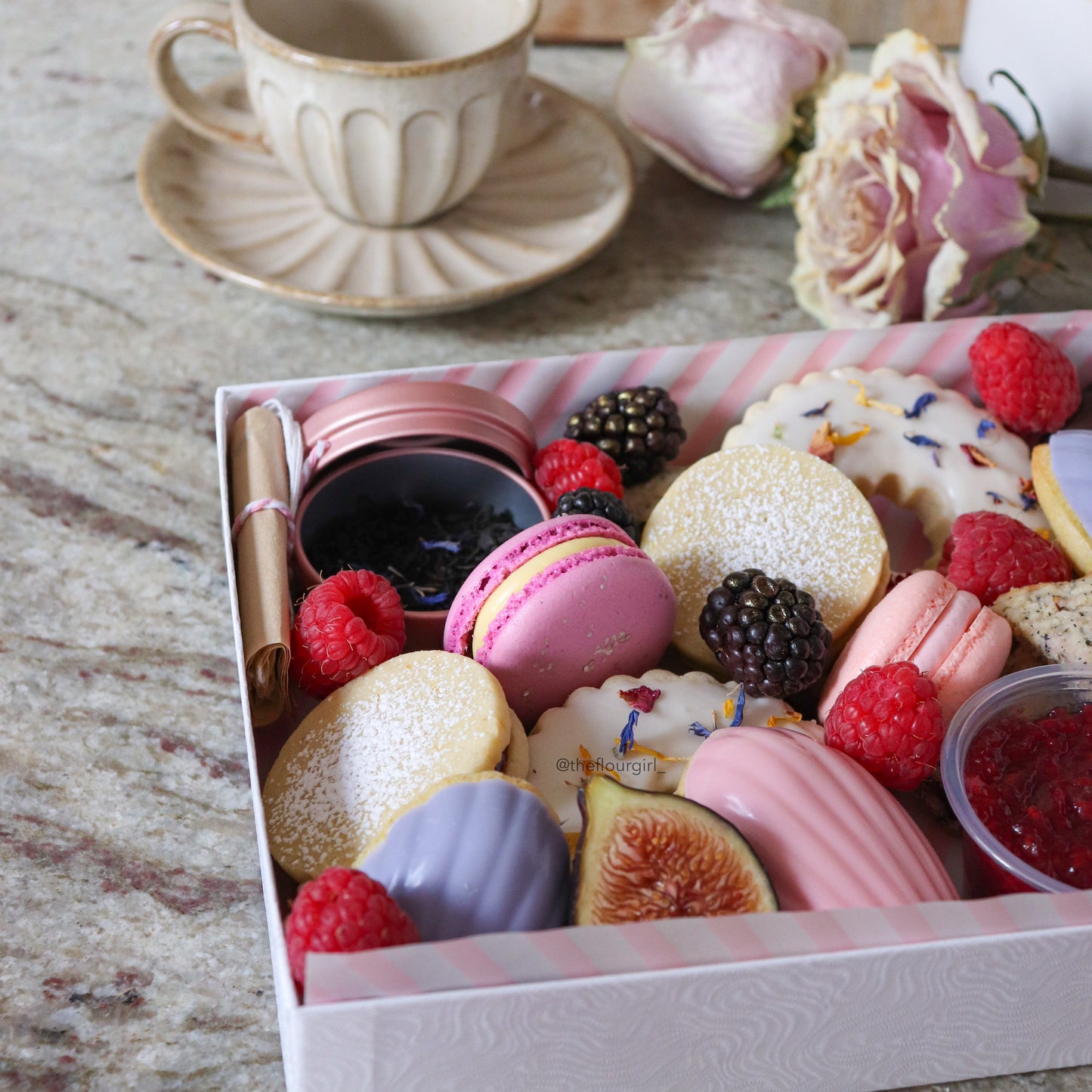 High Tea Dessert Charcuterie Box for Mom (Regular)