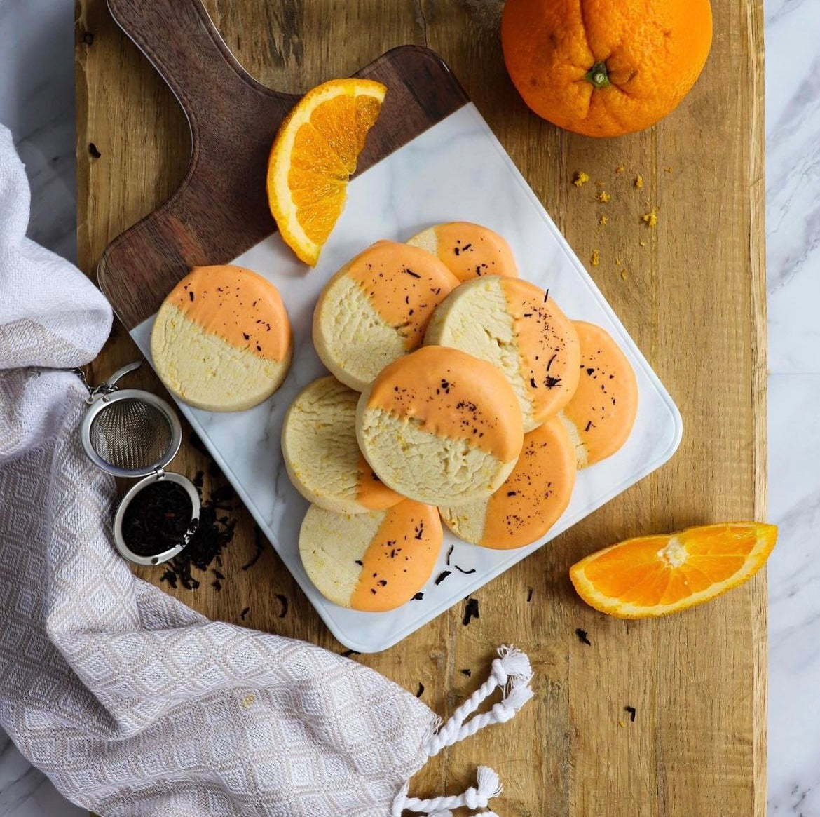 Orange Earl Grey Cookies (PICK UP ONLY - MIN 2 DOZ)