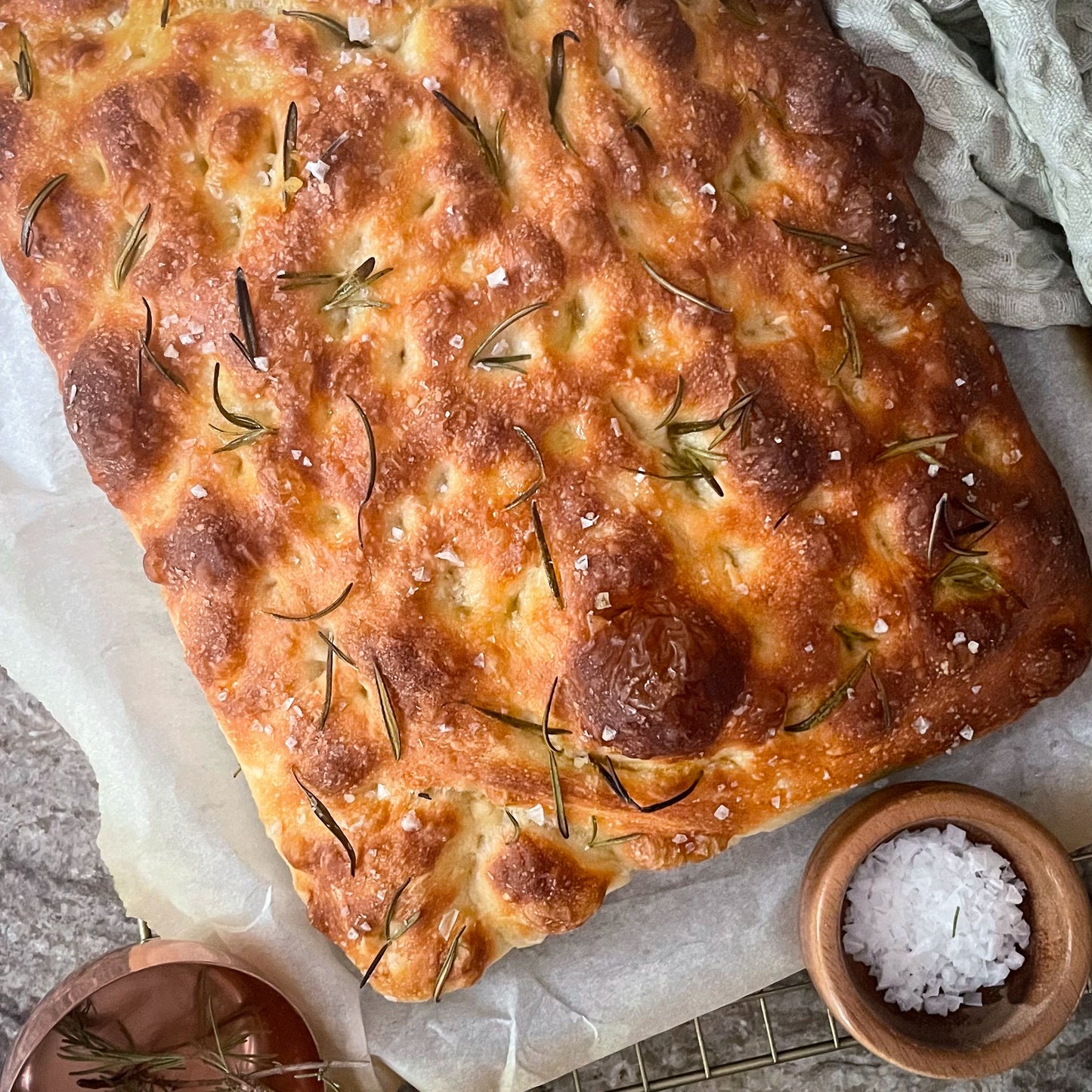 Handcrafted Rosemary Sea Salt Focaccia (PICK UP SATURDAYS ONLY)
