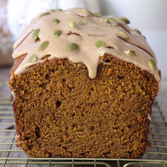 Pumpkin Spice Loaf with Maple Glaze