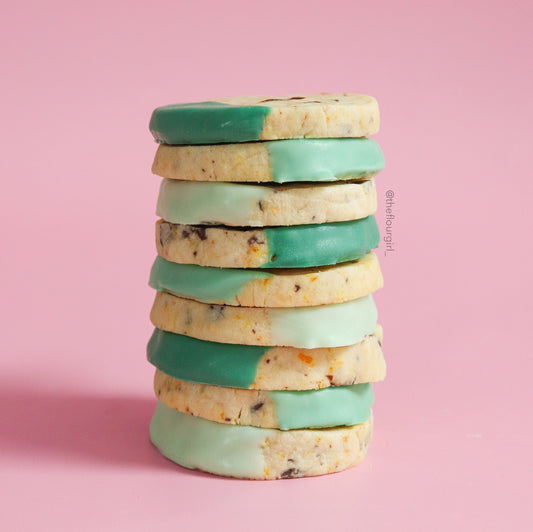 Dark Chocolate Orange Rosemary Cookies