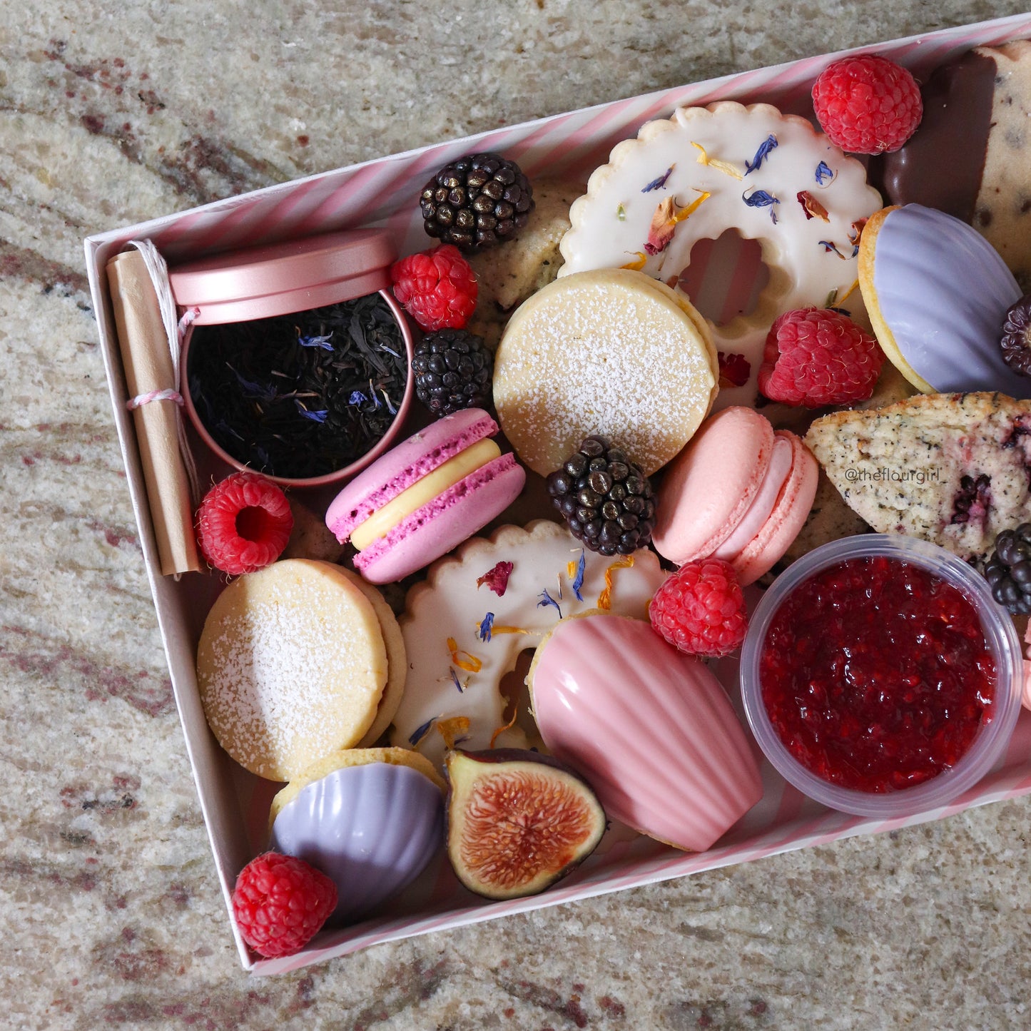 High Tea Dessert Charcuterie Box for Mom (Regular)