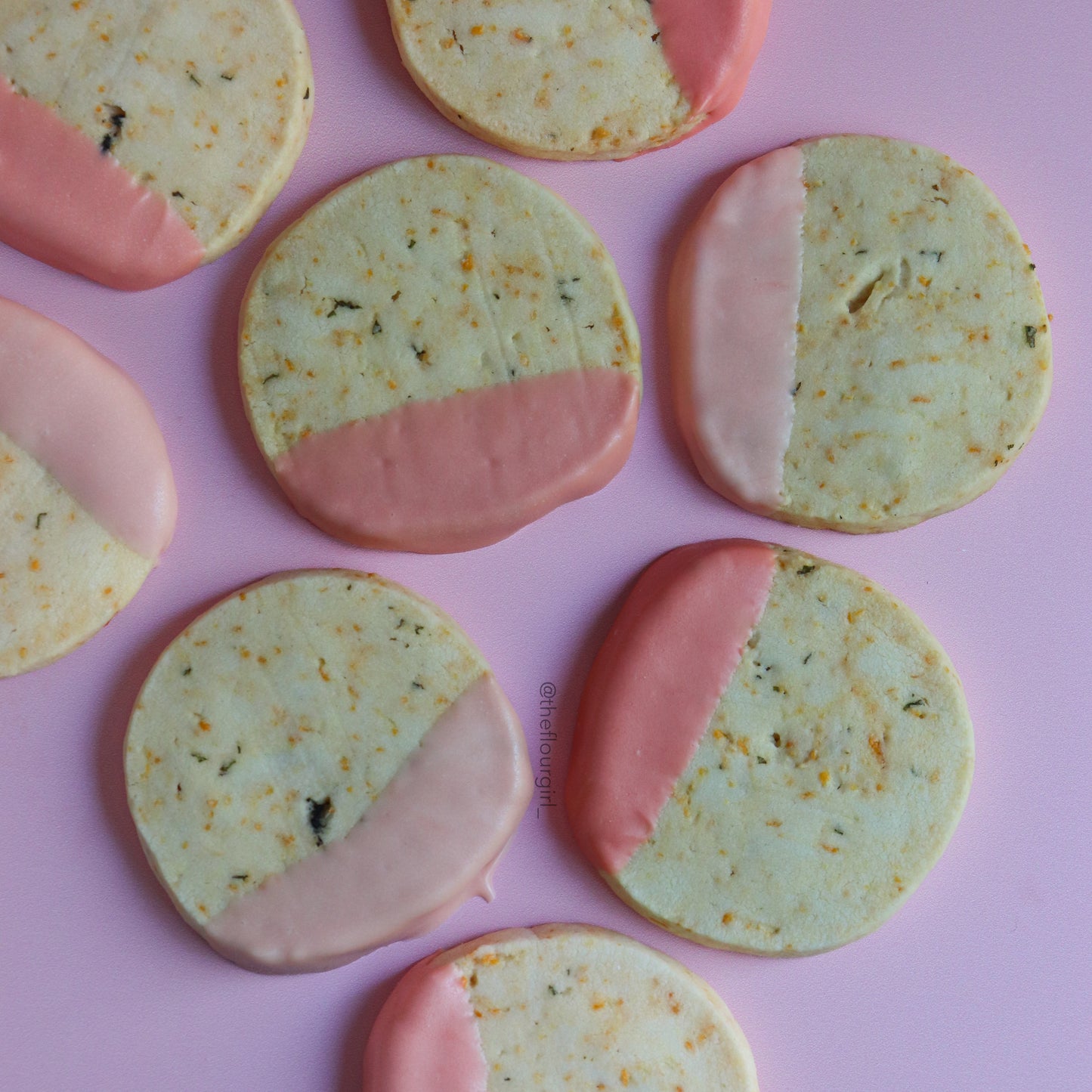 Grapefruit Mint Cookies