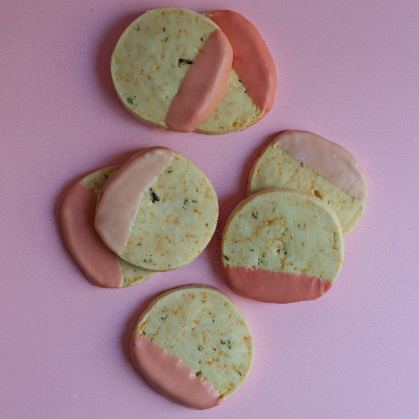 Grapefruit Mint Cookies